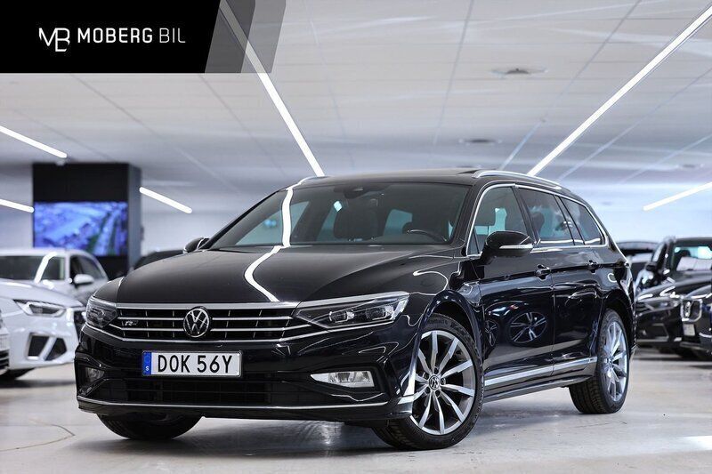 Svart Begagnad 2020 VW Passat R-line Kombi | 289 900 kr (Marknadspris) - Bild 1/3