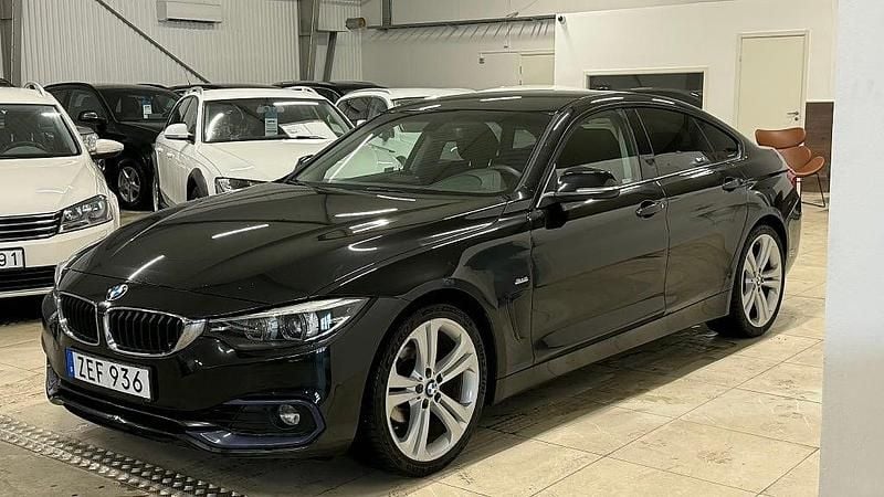 Begagnad BMW 420 Sport Line 184 HK (135 kW) 2018 Svart Sportkupé