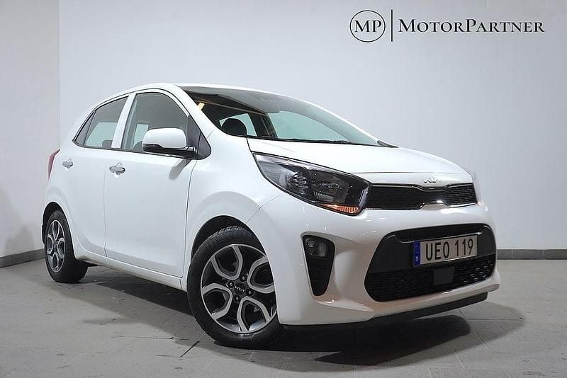 Vit Begagnad 2023 Kia Picanto Advance Halvkombi | 149 900 kr (Marknadspris) - Bild 1/4