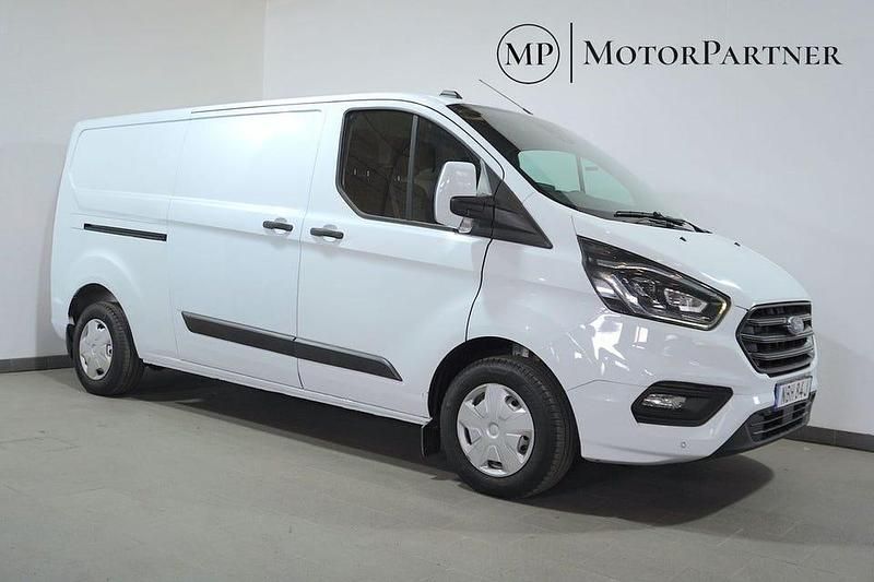 Vit Begagnad 2021 Ford Transit Custom Van | 189 900 kr (Marknadspris) - Bild 1/4