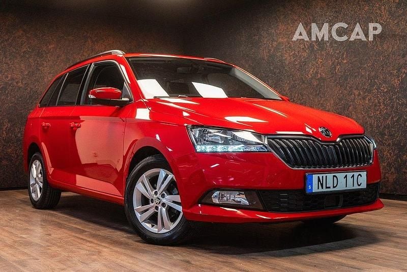 Röd Begagnad 2019 Skoda Fabia Style Kombi | 158 500 kr (Marknadspris) - Bild 1/4