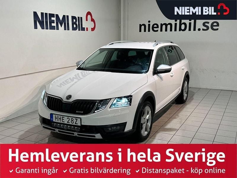 Vit Begagnad 2019 Skoda Octavia Scout Scout 4x4 Kombi | 249 900 kr (Lite dyr) - Bild 1/3