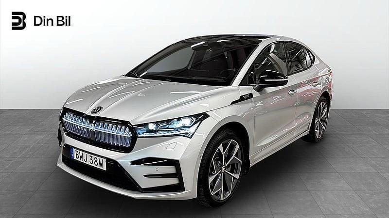 Begagnad Skoda Enyaq iV RS 250 kW (340 HK) 2024 Brilliant silver metallic SUV