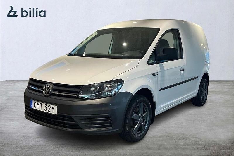 Vit (candyvit) Begagnad 2018 VW Caddy Minibuss | 169 900 kr (Marknadspris) - Bild 1/4