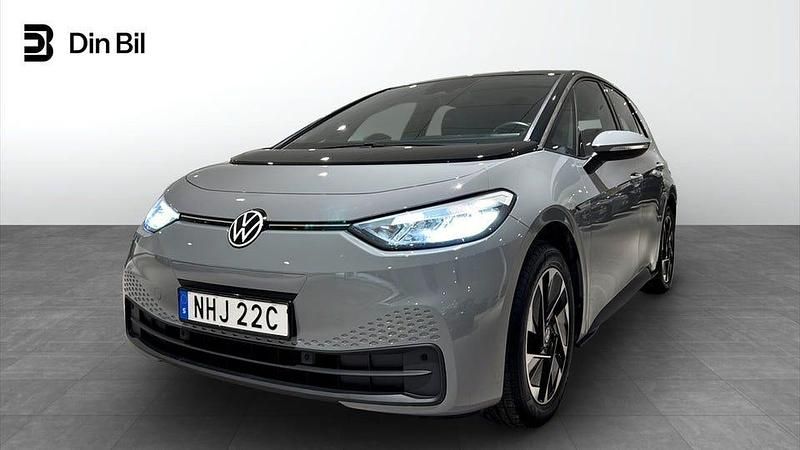 Begagnad VW ID.3 Pro Performance 150 kW (204 HK) 2022 Grå Halvkombi