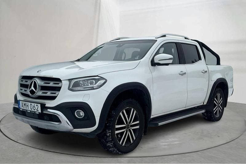 Vit Begagnad 2018 Mercedes X250 Progressive Pickup | 279 000 kr (Bra pris) - Bild 1/4