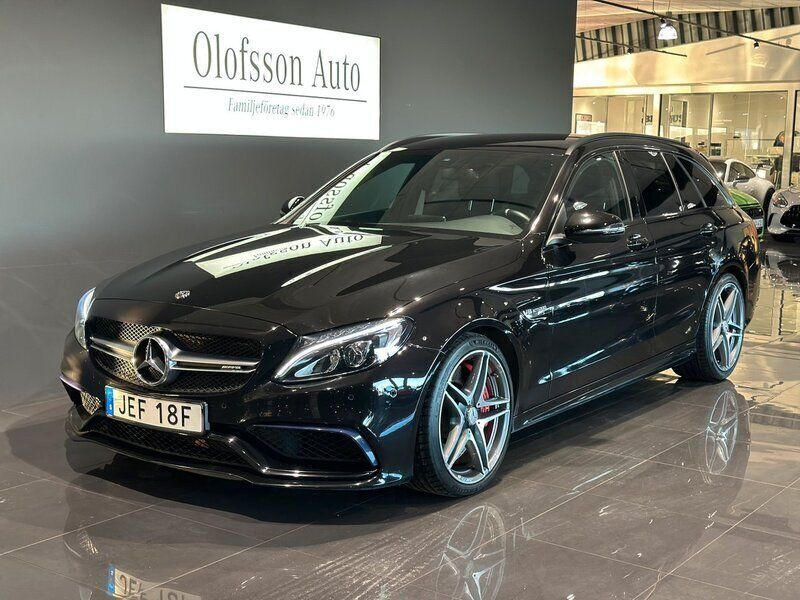 Svart Begagnad 2017 Mercedes C63S AMG AMG Kombi | 489 000 kr (Superpris) - Bild 1/4