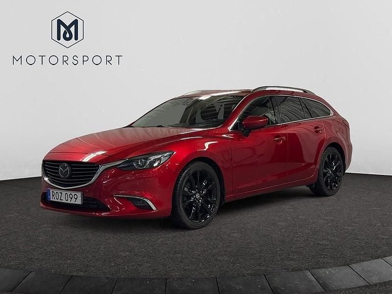 Röd Begagnad 2016 Mazda 6 Kombi | 184 900 kr (Marknadspris) - Bild 1/4