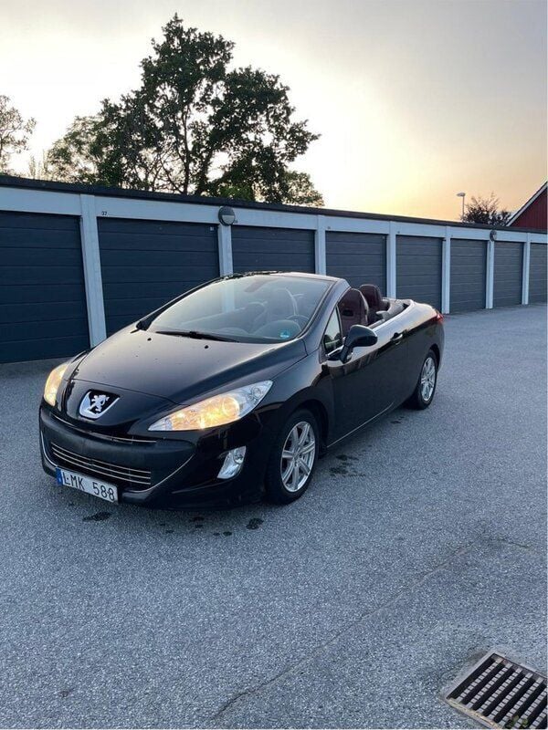 Svart Begagnad 2009 Peugeot 308 CC Cab | 35 000 kr - Bild 1/4
