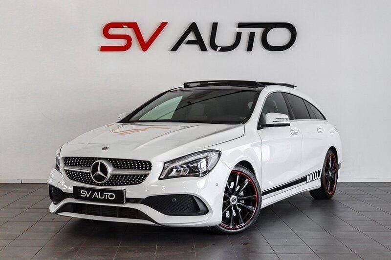 Vit Begagnad 2017 Mercedes CLA220 Shooting Brake AMG Kombi | 219 900 kr (Marknadspris) - Bild 1/4