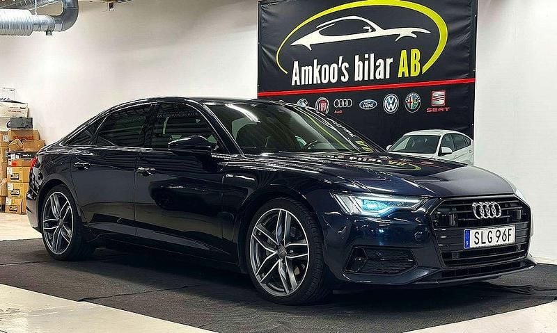 Blå Begagnad 2019 Audi A6 S-Line Sedan | 314 900 kr (Lite dyr) - Bild 1/4