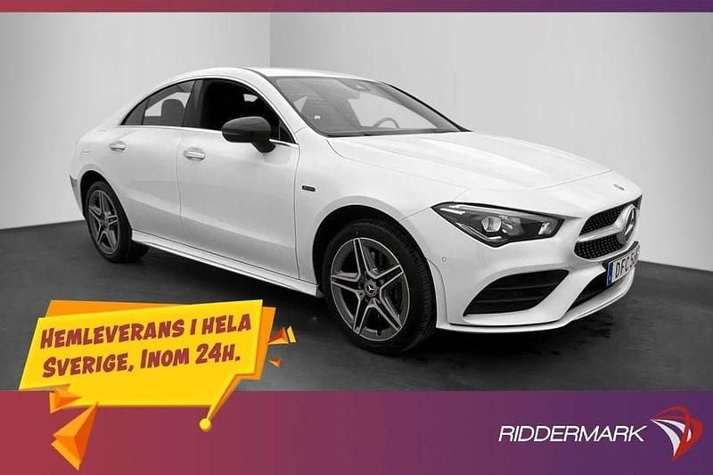 Vit Begagnad 2021 Mercedes CLA250 AMG Sedan | 309 800 kr (Marknadspris) - Bild 1/3