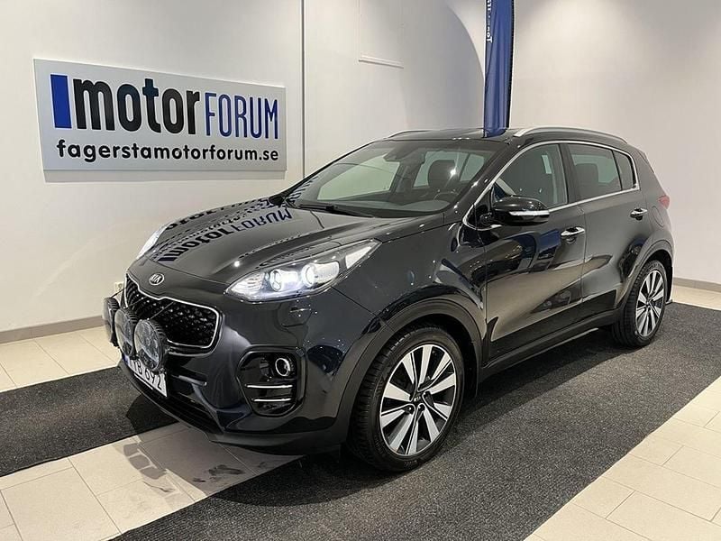 Svart Begagnad 2017 Kia Sportage Advance SUV | 169 000 kr (Marknadspris) - Bild 1/4
