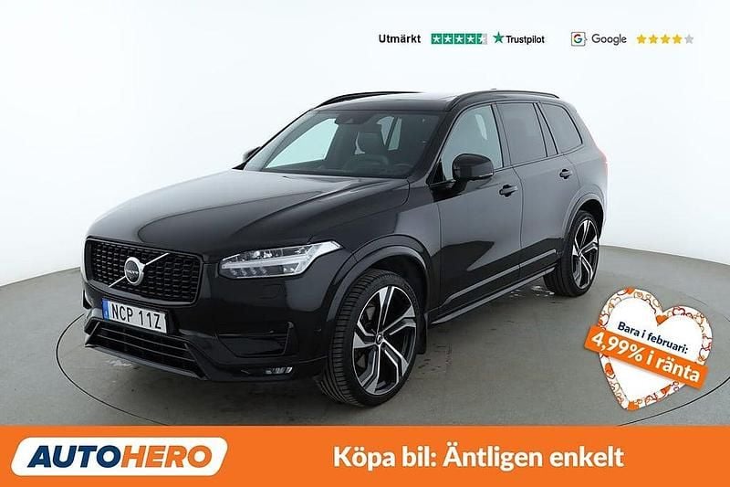 Begagnad Volvo XC90 R-Design 249 HK (183 kW) 2020 Svart SUV