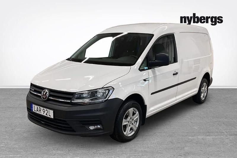 Vit Begagnad 2020 VW Caddy Maxi Minibuss | 150 000 kr (Dyr) - Bild 1/4