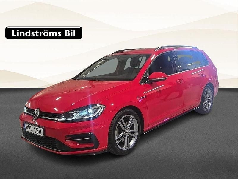 Röd Begagnad 2020 VW Golf VII R-line Kombi | 194 900 kr (Marknadspris) - Bild 1/3