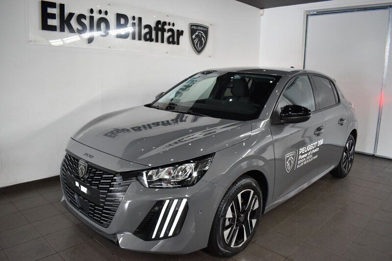 Grå Begagnad 2024 Peugeot 208 Allure Halvkombi | 305 800 kr - Bild 1/4