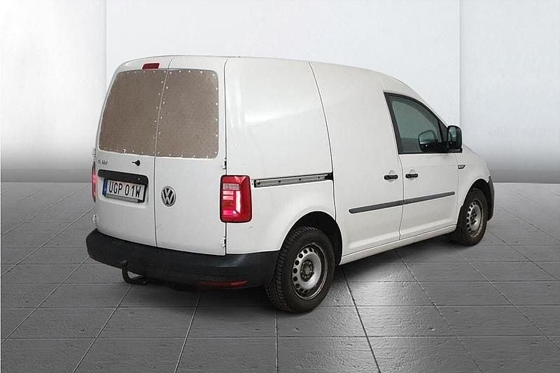 Vit Begagnad 2020 VW Caddy Minibuss | 144 800 kr (Bra pris) - Bild 1/3