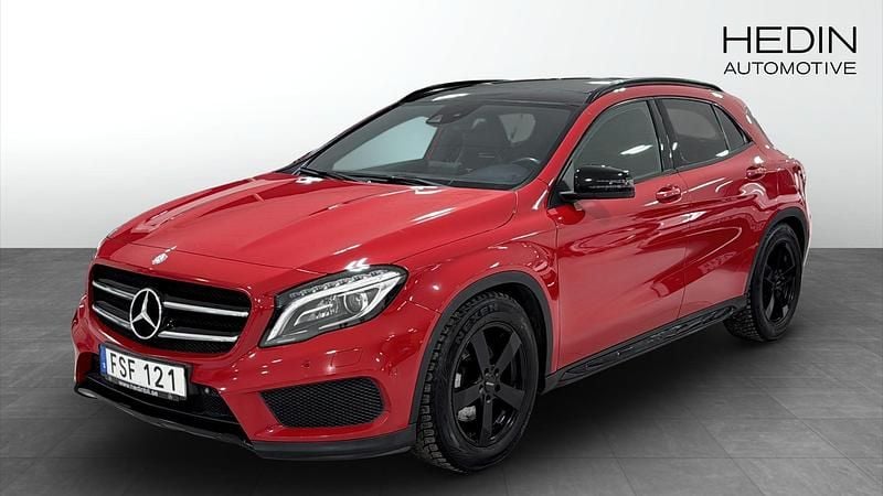 Begagnad Mercedes GLA220 AMG line 177 HK (130 kW) 2016 Svart SUV
