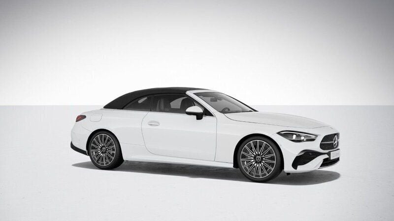 Vit Ny 2024 Mercedes CLE200 AMG Cab | 688 300 kr (Bra pris) - Bild 1/4