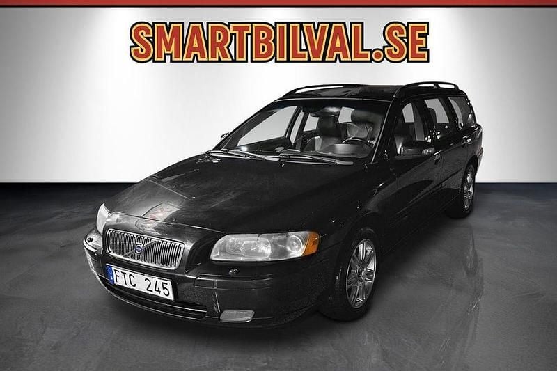 Svart Begagnad 2007 Volvo V70 Momentum Kombi | 29 900 kr (Marknadspris) - Bild 1/4