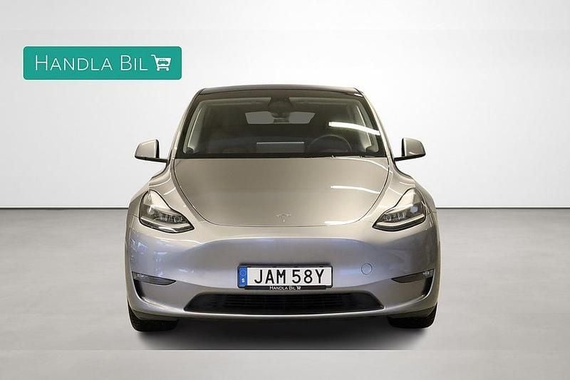 Begagnad Tesla Model Y Long Range AWD 378 kW (514 HK) 2023 Grå SUV