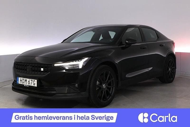 Svart Begagnad 2021 Polestar 2 Pilot Halvkombi | 350 990 kr (Lite dyr) - Bild 1/3
