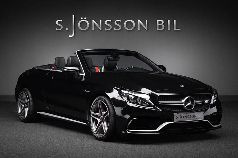 Svart Begagnad 2018 Mercedes C63S AMG AMG Cab | 749 000 kr (Marknadspris) - Bild 1/4