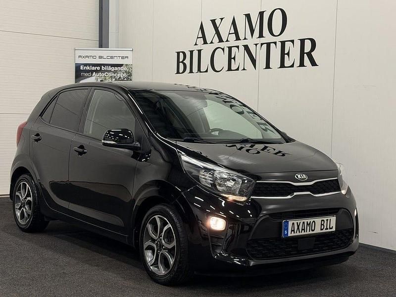 Svart Begagnad 2019 Kia Picanto Halvkombi | 69 900 kr (Marknadspris) - Bild 1/4