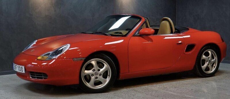 Röd Begagnad 2000 Porsche Boxster Cab | 143 000 kr - Bild 1/4