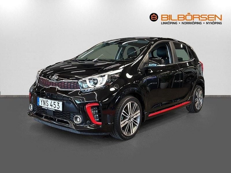 Svart Begagnad 2018 Kia Picanto GT-Line Halvkombi | 129 900 kr (Marknadspris) - Bild 1/4