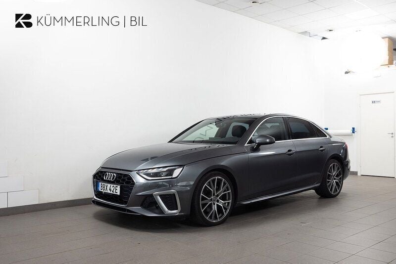 Grå Begagnad 2019 Audi A4 S-Line Sedan | 349 900 kr (Dyr) - Bild 1/4