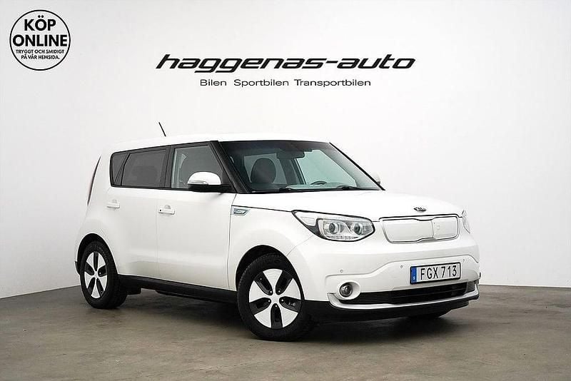 Vit Begagnad 2018 Kia Soul EV SUV | 119 000 kr (Marknadspris) - Bild 1/4