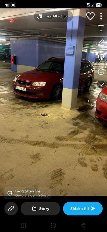 Röd Begagnad 2006 Saab 9-3 Aero Kombi | 29 000 kr (Marknadspris) - Bild 1/3