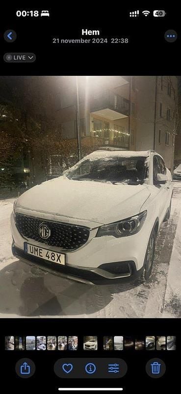 Vit Begagnad 2021 MG ZS Sedan | 165 000 kr (Bra pris) - Bild 1/1