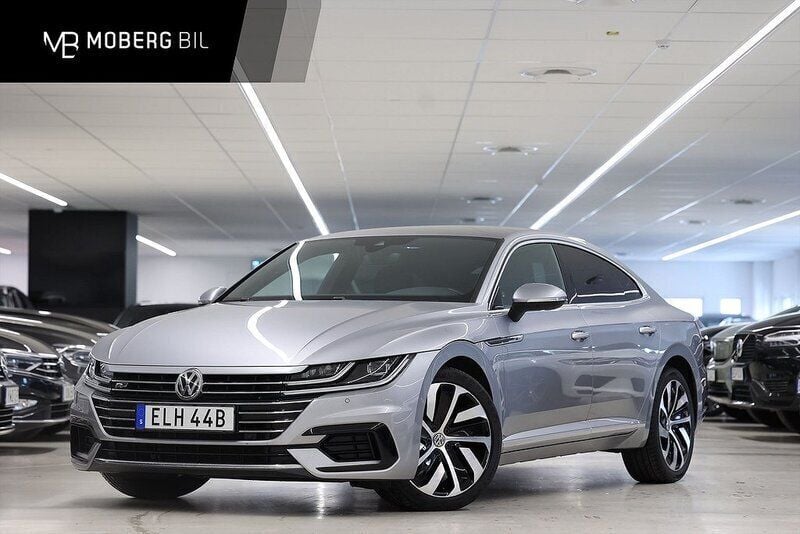 Silver Begagnad 2019 VW Arteon R-line Halvkombi | 274 900 kr (Marknadspris) - Bild 1/3