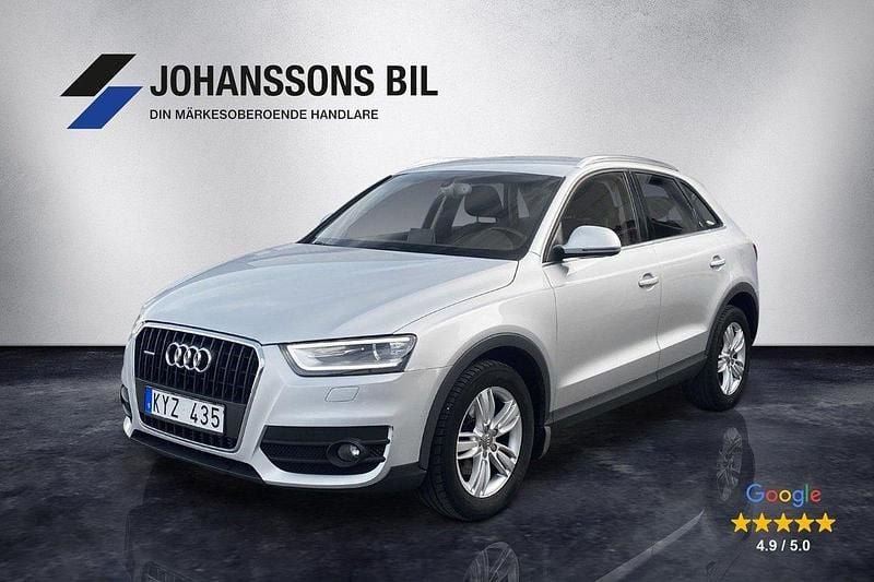 Silver Begagnad 2013 Audi Q3 SUV | 159 900 kr (Marknadspris) - Bild 1/4