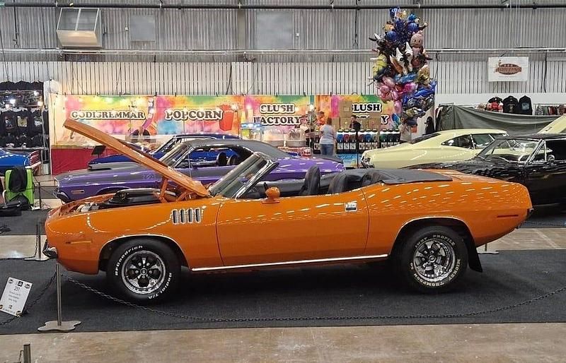 Orange Begagnad 1971 Plymouth Barracuda Sportkupé | 1 350 000 kr - Bild 1/4