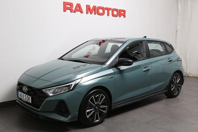 Grön Begagnad 2023 Hyundai i20 N Line Halvkombi | 249 900 kr - Bild 1/4