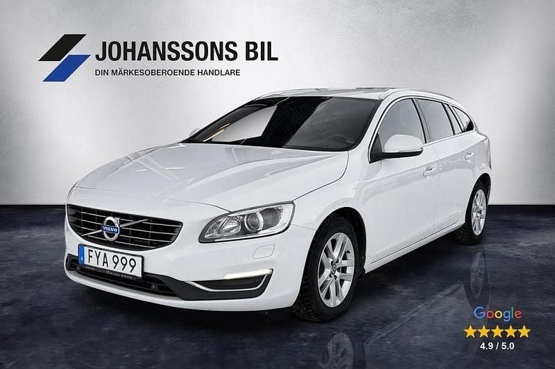 Vit Begagnad 2015 Volvo V60 Summum Kombi | 169 900 kr (Lite dyr) - Bild 1/4