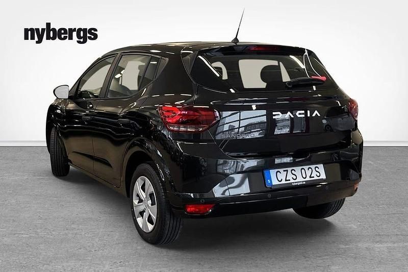 Begagnad Dacia Sandero Essentiel 91 HK (66 kW) 2023 Svart