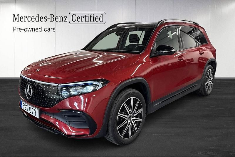 Röd Begagnad 2024 Mercedes EQB300 AMG SUV | 489 900 kr (Marknadspris) - Bild 1/4