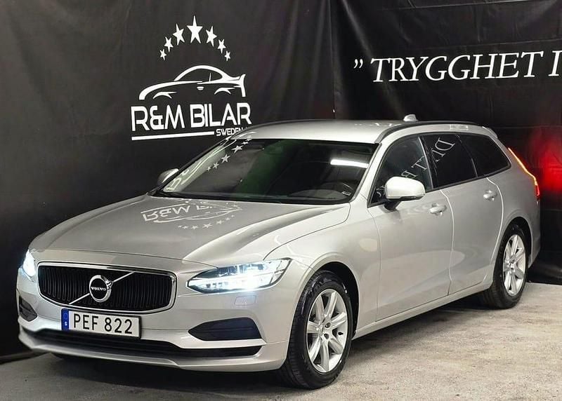 Silver Begagnad 2017 Volvo V90 Kombi | 179 800 kr (Bra pris) - Bild 1/4