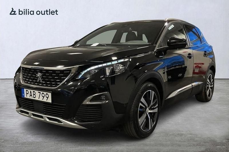 Svart Begagnad 2018 Peugeot 3008 GT-line SUV | 159 900 kr (Marknadspris) - Bild 1/3