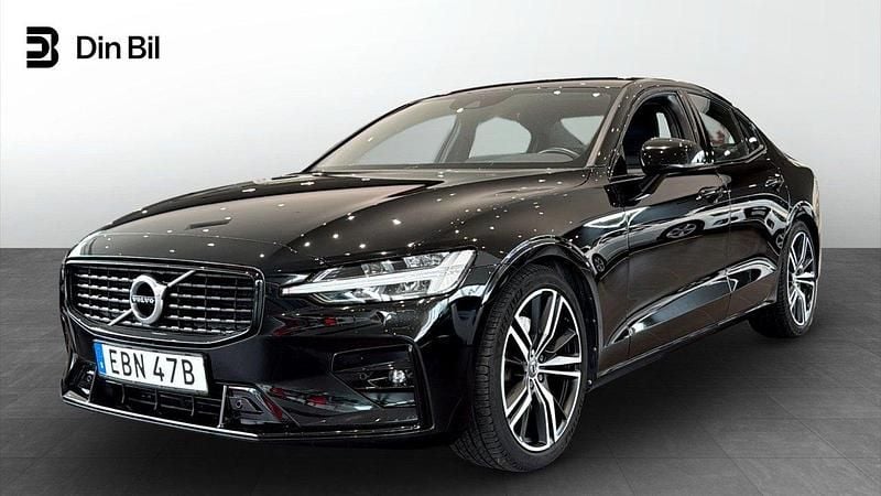 Svart Begagnad 2020 Volvo S60 R-Design Sedan | 339 000 kr (Marknadspris) - Bild 1/4