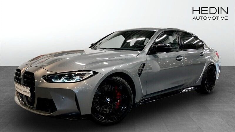 Grå (grey) Begagnad 2023 BMW M3 Competition Edition Sedan | 928 700 kr - Bild 1/4