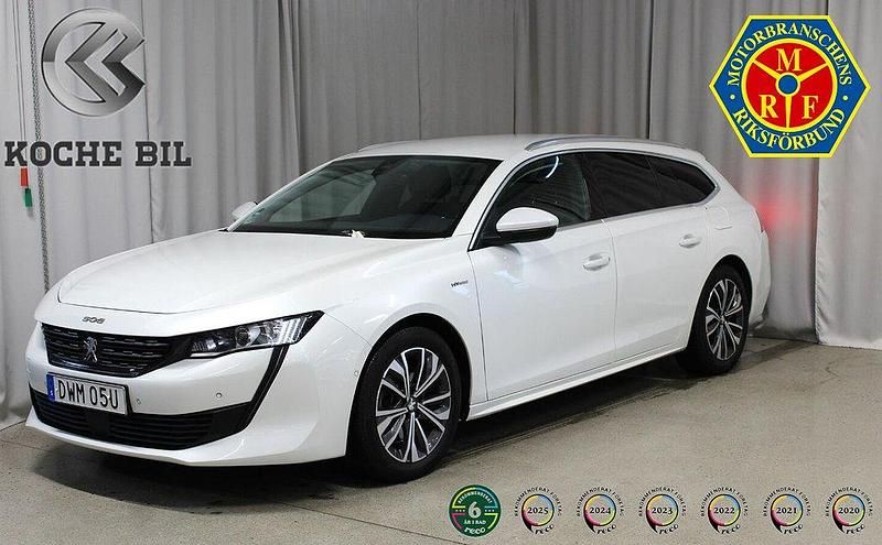 Vit Begagnad 2021 Peugeot 508 S Kombi | 189 900 kr (Marknadspris) - Bild 1/4