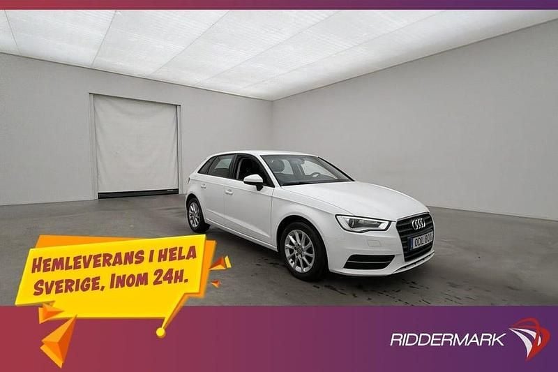 Vit Begagnad 2016 Audi A3 Attraction | 124 990 kr (Marknadspris) - Bild 1/3