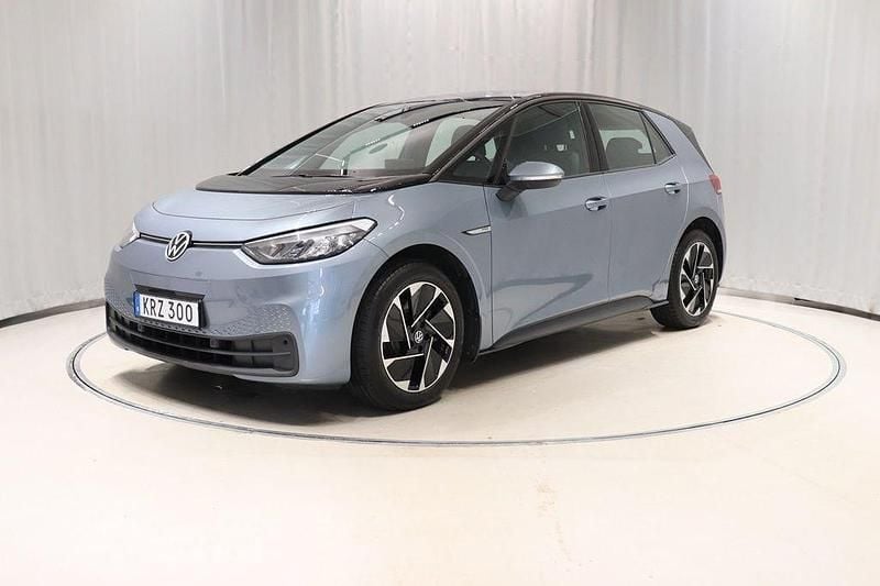 Blå Begagnad 2022 VW ID.3 Halvkombi | 228 800 kr (Bra pris) - Bild 1/4