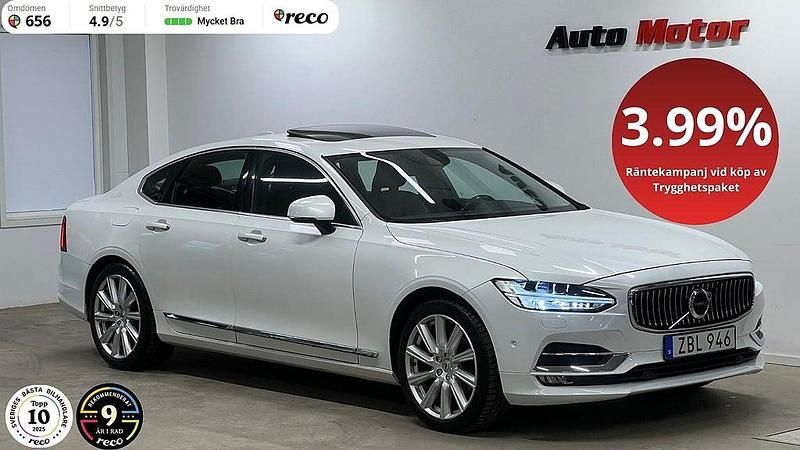 Vit Begagnad 2017 Volvo S90 Inscription Sedan | 279 900 kr (Lite dyr) - Bild 1/3
